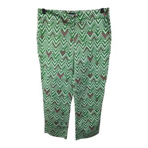 Melly M Cropped Zigzag Pants Sz 6
